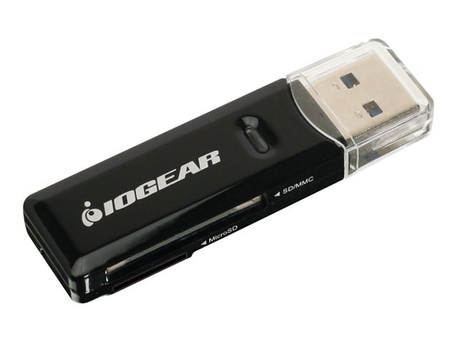 IOGEAR - Card reader (SD, microSD, SDHC, microSDHC, SDXC, microSDXC) - USB 3.0