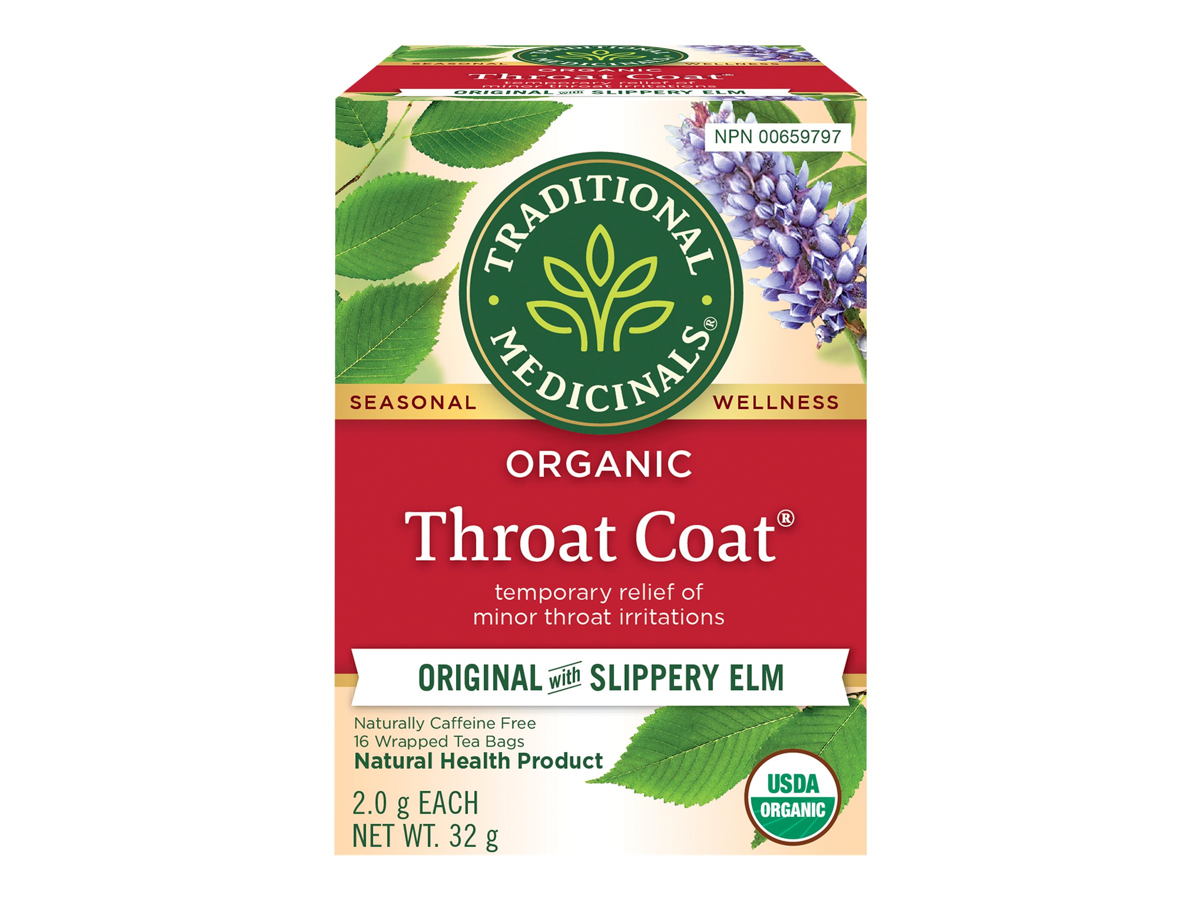 Traditional Medicinals Throat Coat Tea 16's