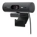 Logitech Brio 505 TAA Compliant Full HD webcam with auto light correction, auto-framing, Show Mode, dual noise reduction mics, privacy shutter