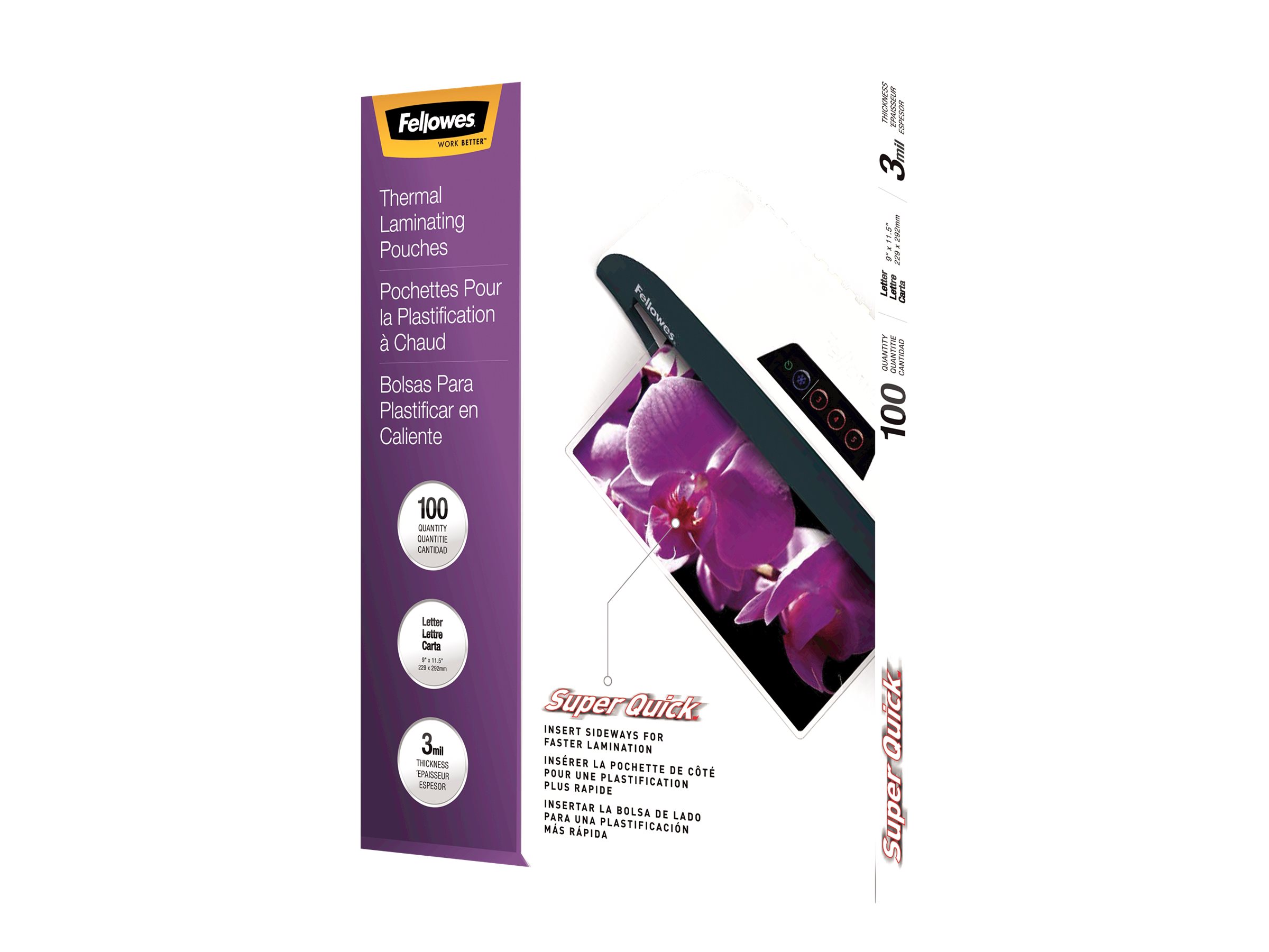 Fellowes SuperQuick - 3 mil
