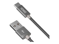 YENKEE USB 2.0 USB Type-C kabel 2m Grå