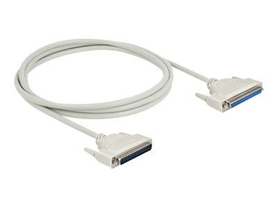 DELOCK Serielles Kabel D-Sub 37 Stecker zu Buchse 2 m
