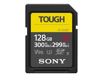 Sony SF-G series TOUGH SF-G128T - flash memory card - 128 GB - SDXC UHS-II