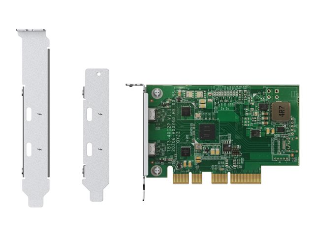 Image of QNAP QXP-T32P - Thunderbolt adapter - PCIe 3.0 x4 - Thunderbolt 3 x 2