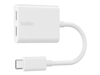 Belkin Connect Audio + Charge USB-C til USB-C hovedtelefon/opladningsadapter 14m