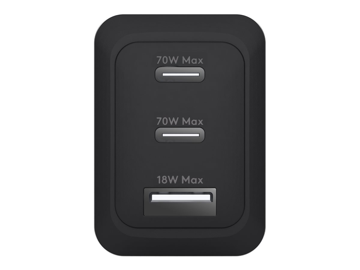 dbramante1928 Sustainable IT EU Wall Charger Supporting Apple iPhone Fast Charging 70W USB-C + 2 Meter USB C-C TPE Cable Black – foto 2