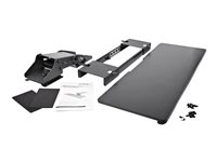 StarTech Under Desk-Mount Keyboard Tray - 26.4” Wide - Adjustable - Ergonomic Slide-Out Keyboard Shelf with Tilt and Swivel (