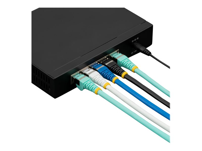 StarTech.com Cble Ethernet CAT6a 50cm LSZH, Blanc