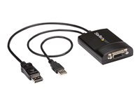 StarTech.com DisplayPort to DVI Adapter - Dual-Link - Active DVI-D Adapter for Your Monitor / Display - USB Powered - 2560x16