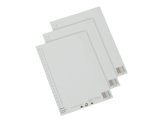 Rexel Crystalfile Lateral 275 File Tab Insert White Pack Of 50