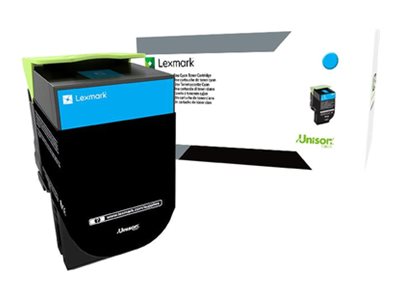 LEXMARK 80C0X20, Verbrauchsmaterialien - Laserprint cyan 80C0X20 (BILD1)