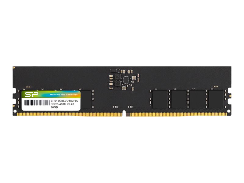 SILICON POWER DDR5 SDRAM 16GB 4800MHz CL40  On-die ECC DIMM 288-PIN 