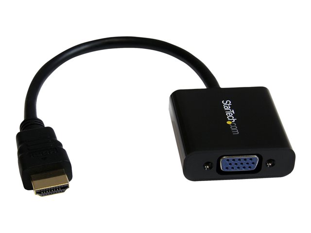 Image of StarTech.com 1080p 60Hz HDMI to VGA High Speed Display Adapter - Active HDMI to VGA (Male to Female) Video Converter for Laptop/PC/Monitor (HD2VGAE2) - adapter - HDMI / VGA - 24.5 cm