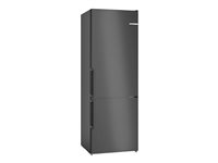 Bosch Serie | 4 Køleskab/fryser 311liter Klasse C 129liter Fritstående Sort inox