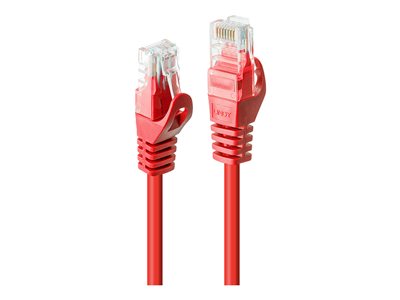 LINDY Basic Cat.6 U/UTP Cable Red 2m
