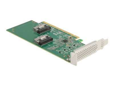 DELOCK PCI Express 4.0 x16 Karte zu 4 x SFF-8639 NVMe - 90077