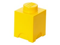LEGO Storage Brick 1 Opbevaringsboks Klargul