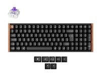 Keychron K4 HE Tastatur Magnetic-mechanical key switch RGB Kabel & trådløs Nordisk