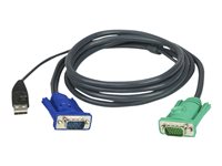 ATEN Micro-Lite 2L-5205U Kabel til tastatur / video / mus (KVM)