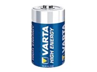 Varta High Energy D-type Standardbatterier