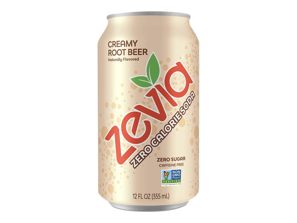 Zevia Creamy - Root Beer - 6 x 355ml