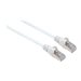 Network Patch Cable, Cat6, 0.5m, White, Copper, S/