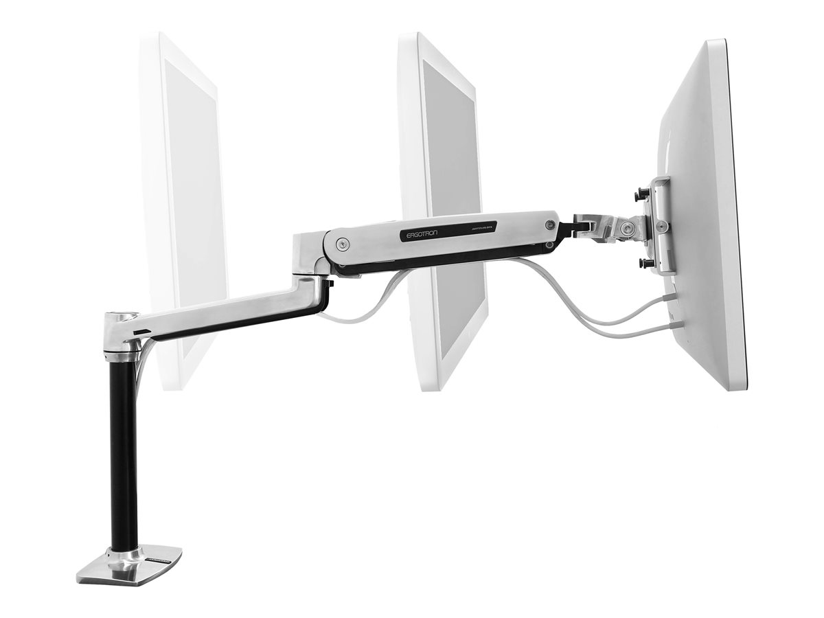Ergotron LX HD Sit-Stand montážní sada - Technologie konstantní síly - pro Displej LCD - leštěný hliník – foto 4