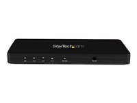 StarTech.com 4K HDMI Splitter - 4k 30Hz - 4 Port - Aluminum - Backward Compatible - HDMI Multi Port - HDMI Hub (ST124HD4K) Video-/audioswitch HDMI