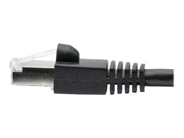 Eaton Tripp Lite Series Cat6a 10G Snagless Shielded STP Ethernet Cable (RJ45 M/M), PoE, Black, 3 ft. (0.91 m)