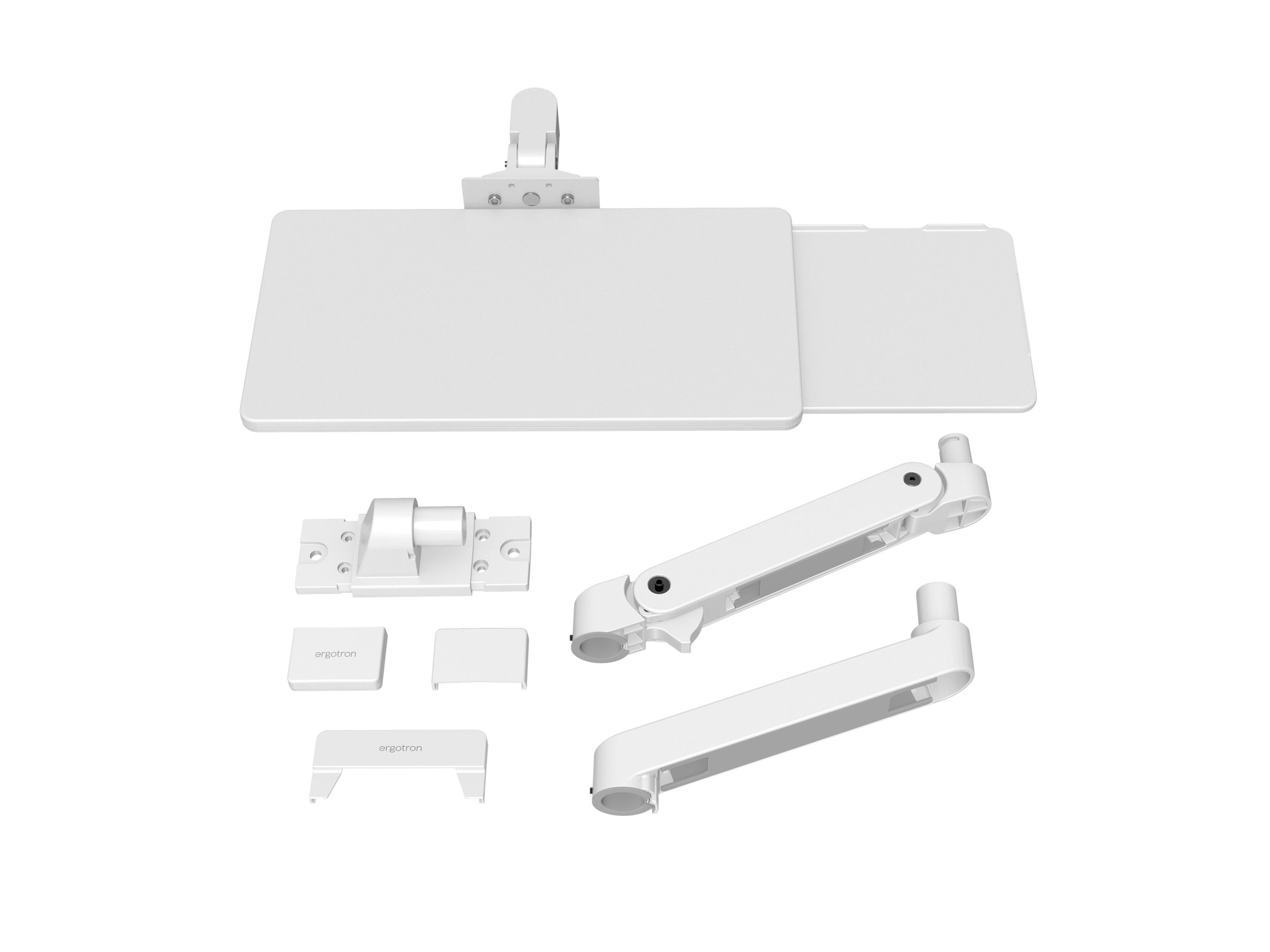 Ergotron LX Pro keyboard/mouse arm mount tray What's in the box Front 78079