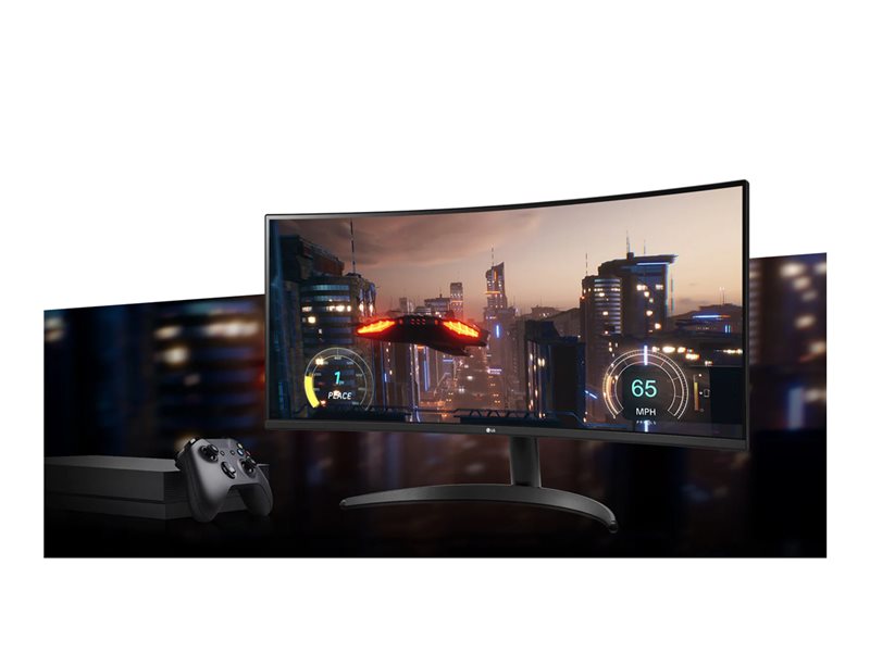 LG UltraWide 34WR50QK-B - cran LED - incurv - 34" - HDR