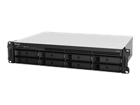 Synology RackStation RS1221RP+ - NAS server - 8 bays - rack-mountable - SATA 6Gb/s - RAID 0, 1, 5, 6, 10, JBOD, 5 hot spare, 6 hot spare, 10 hot spare, 1 hot spare - RAM 4 GB - Gigabit Ethernet - iSCSI support - 2U