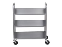 Bretford Duro Series Booktruck Trolley 6 shelves steel pacific blue
