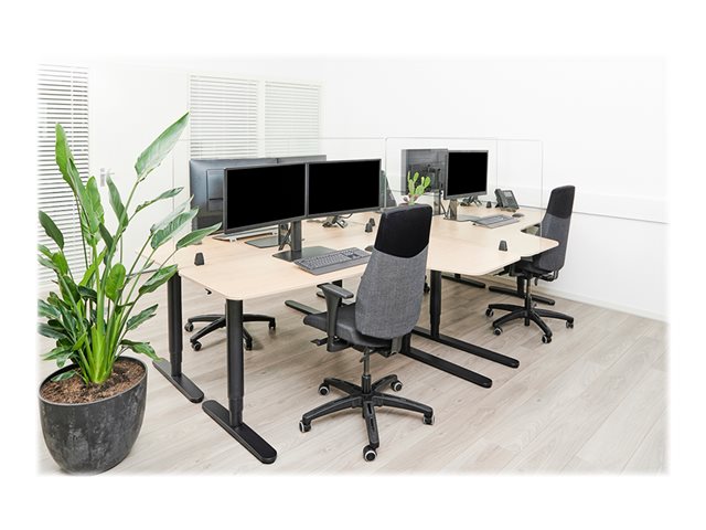 Neomounts NS-GLSPROTECT140 - rozdělená obrazovka - montáž na pracovní stůl - 138 x 65 cm - průhledná – foto 14