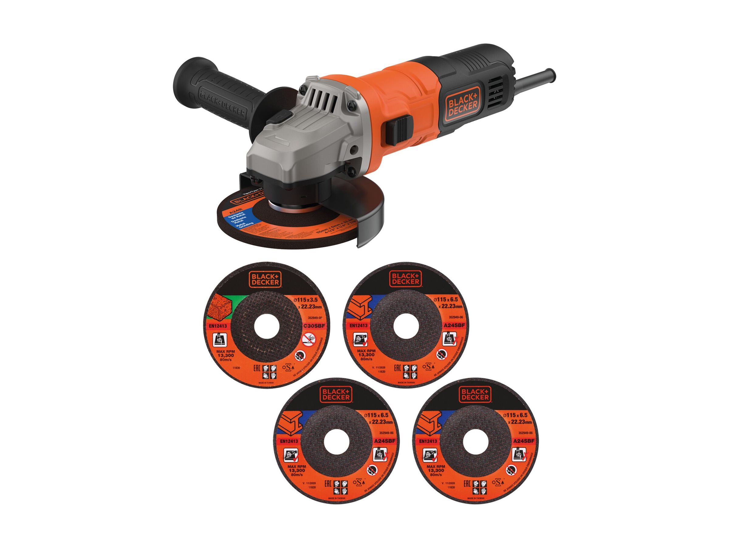 Blackdecker Beg010a5 Gb Angle Grinder 710 W 115 Mm