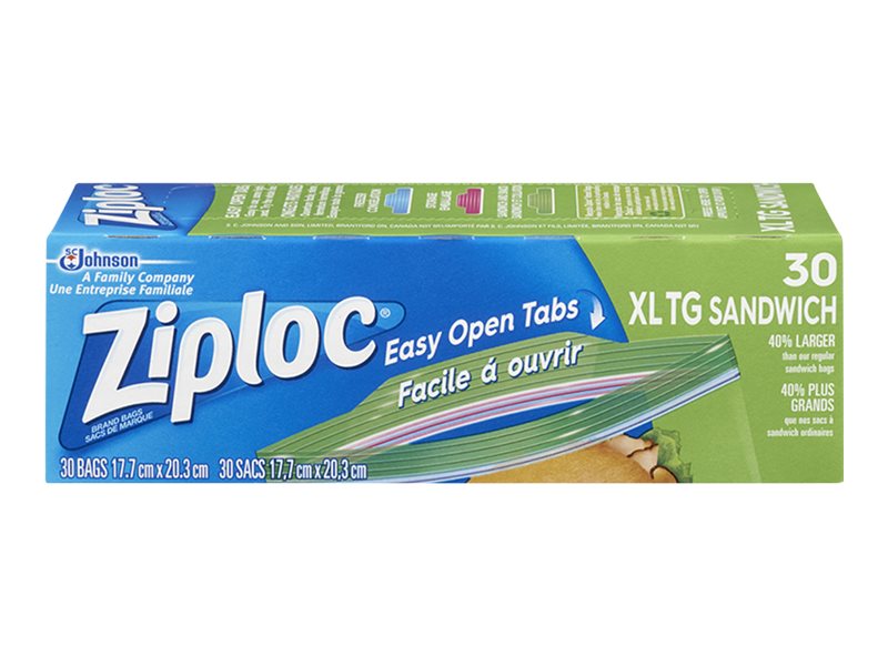 Ziploc Sandwich Bags Extra Large - 30s