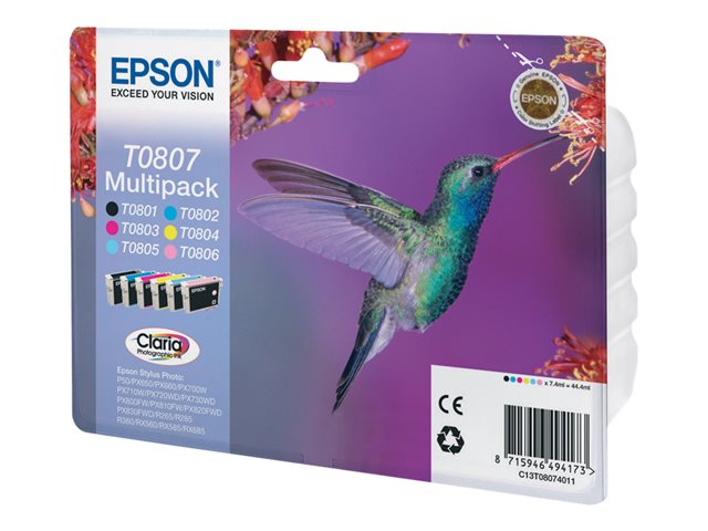 EPSON 3LB T0807 ink cartridge black w/s