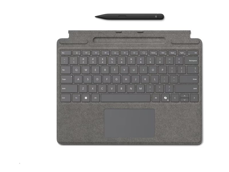 Microsoft Surface Pro Keyboard for Business keyboard with pen storage with touchpad Product shot Close-up 75550