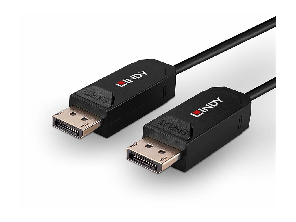 LINDY 50m Fibre Optic Hybrid DP, 2.0 UHBR10, Cable