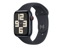 Apple Watch SE (GPS + Cellular) 44 mm Sort Smart ur