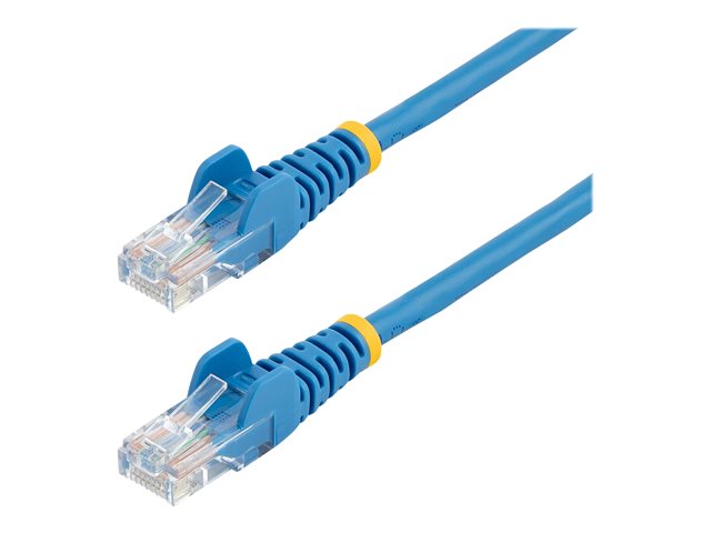 Startechcom 05m Blue Cat5e Cat 5 Snagless Ethernet Patch Cable 05 M Patch Cable 50 Cm Blue