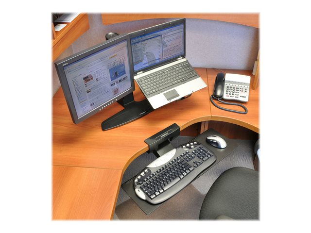 Ergotron Neo-Flex - Keyboard/mouse arm mount tray - under-desk mountable - black