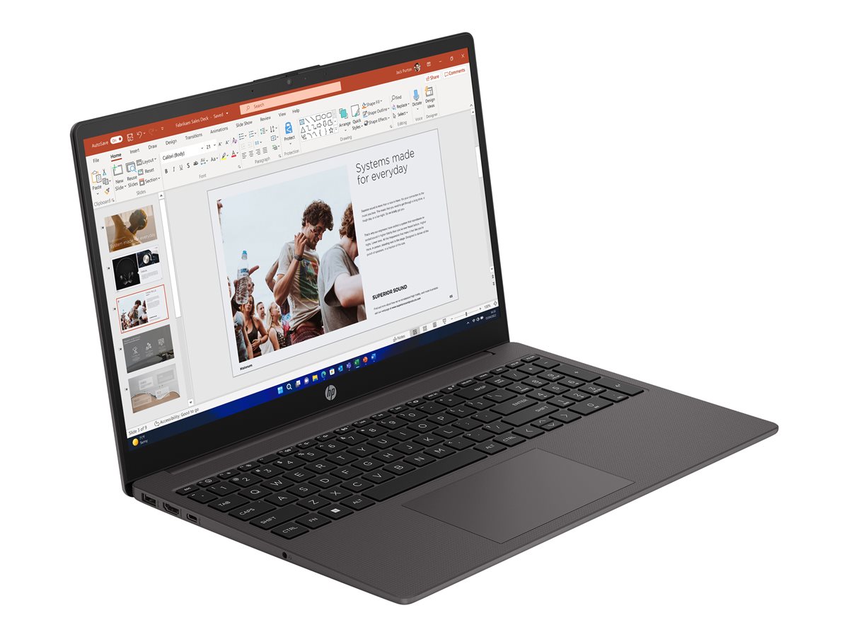 HP 250 G10 Notebook - 15.6" - Intel Core i5 - i5-1334U - 8 GB RAM - 512 GB SSD - česká/slovenská – foto 3