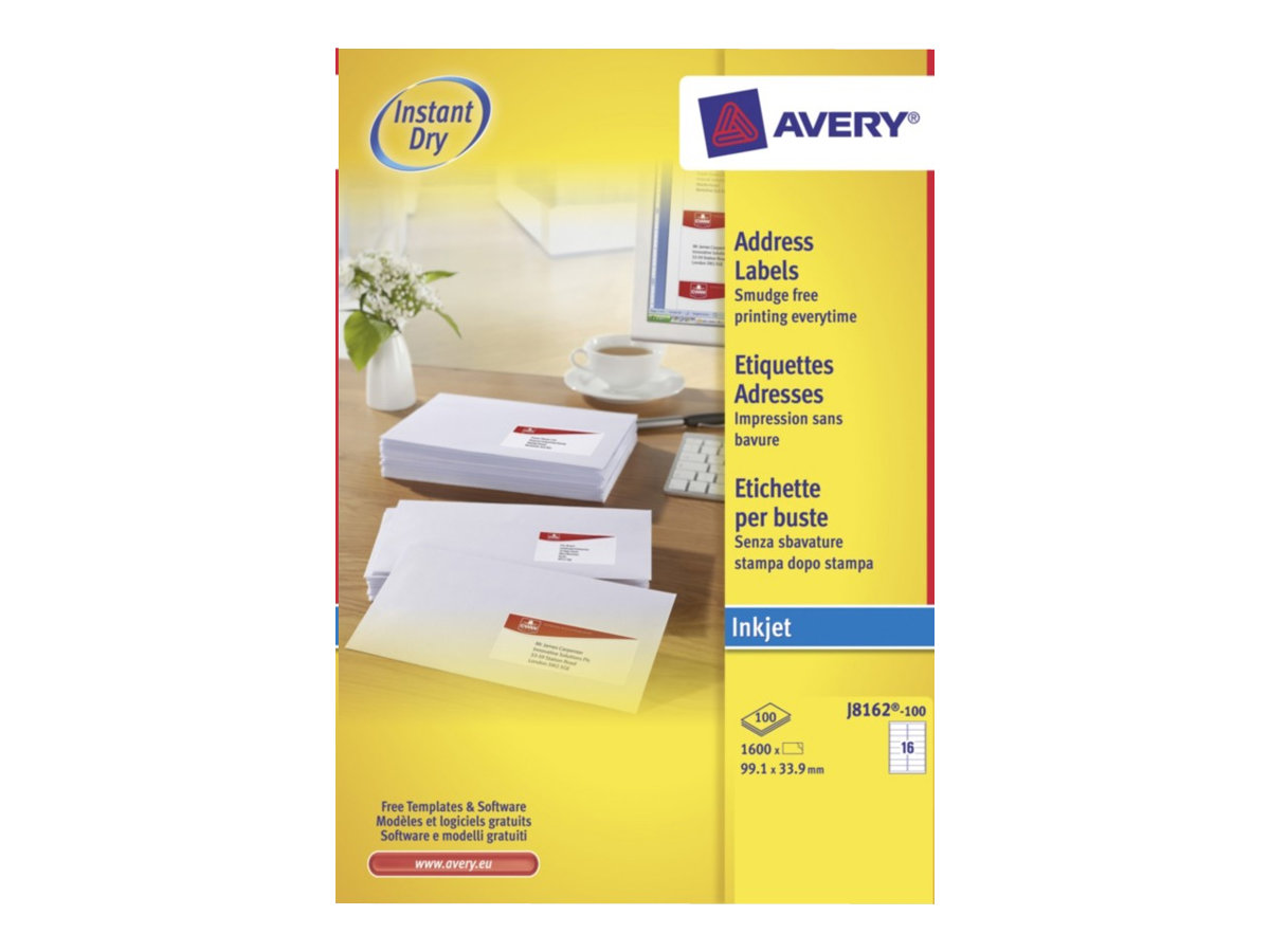 Avery - address labels - 1600 label(s) - 99.1 x 33.9 mm