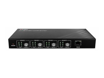 LINDY 4x4 USB 3.2 Gen 1 Matrix Switch