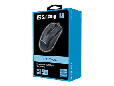 SANDBERG 631-01, Maus, Trackballs & Moderatoren Maus USB 631-01 (BILD3)