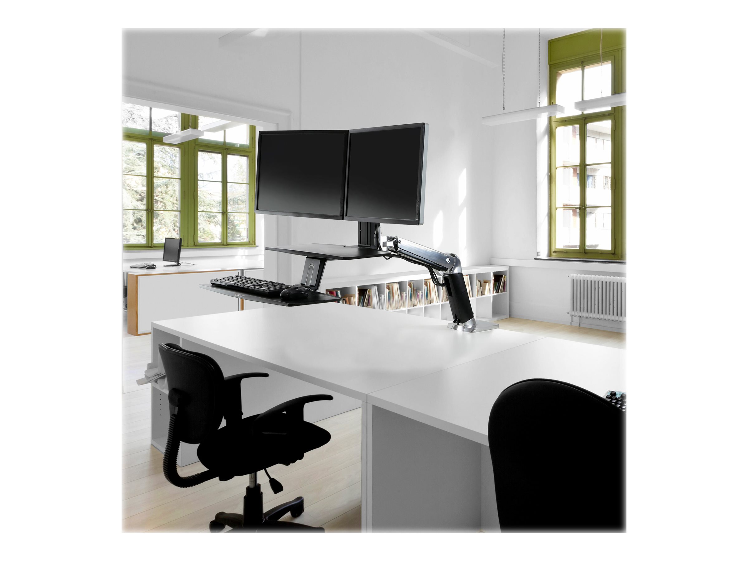 WORKFIT-A STAND W/ SUSPENDEDKEYB DUAL