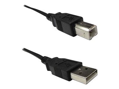 Weltron USB cable USB (M) to USB Type B (M) USB 2.0 1.83 m black