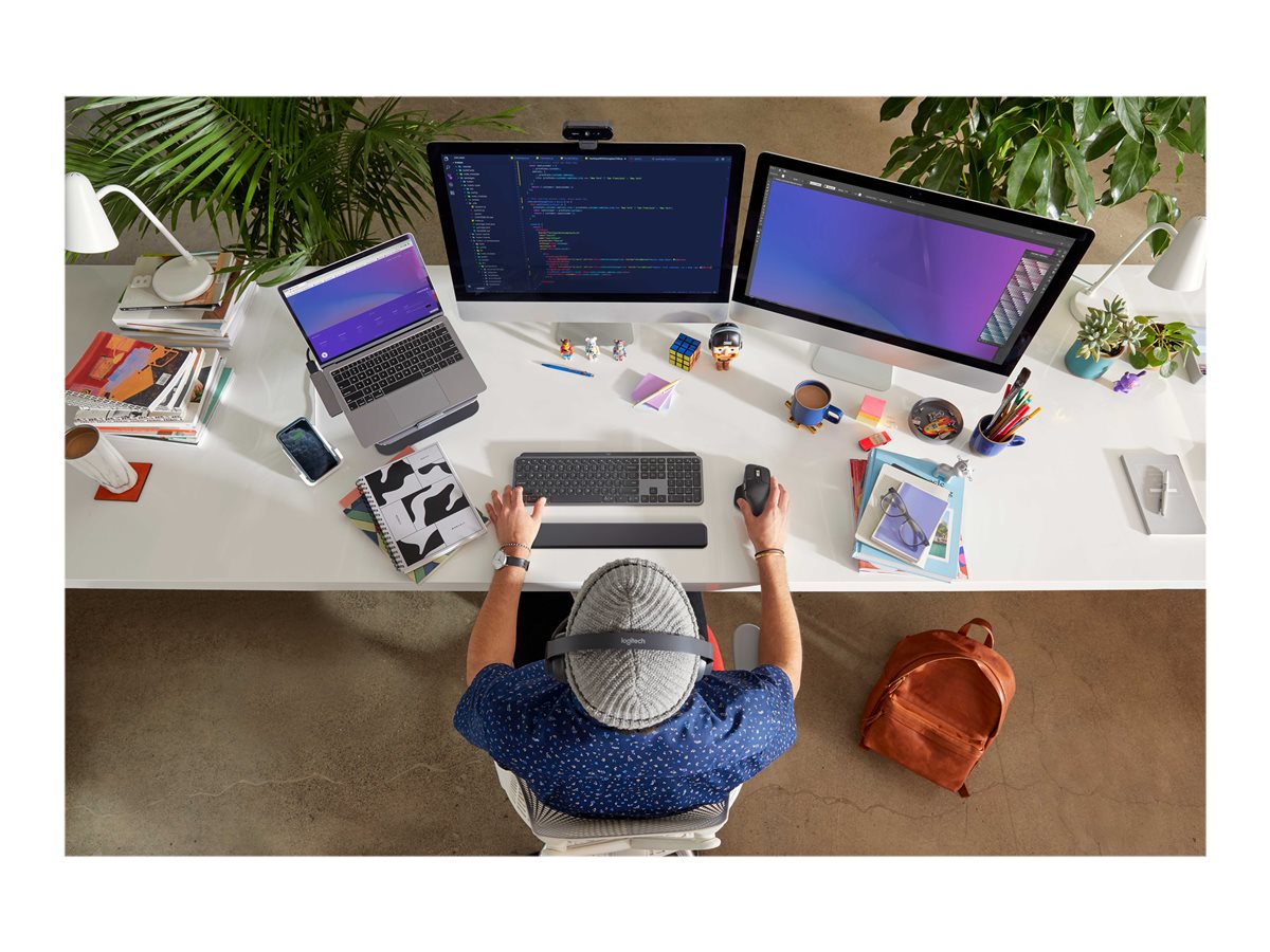 Logitech MX Keys Combo for Business - klávesnice a sada myši - QWERTY - britská - grafit Vstupní zařízení – foto 7