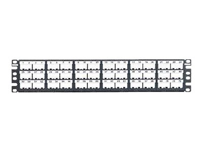 Panduit MINI-COM Modular Faceplate Patch Panels with Labels